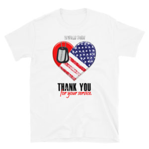 ‘A MESSAGE… THANK YOU’ [Short-Sleeve Unisex T-Shirt]