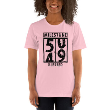 MILESTONE: 50 'BLESSED WN' [Short-Sleeve Unisex T-Shirt]