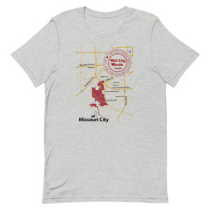 Mo City ‘Map’: [Short-Sleeve Unisex T-Shirt]
