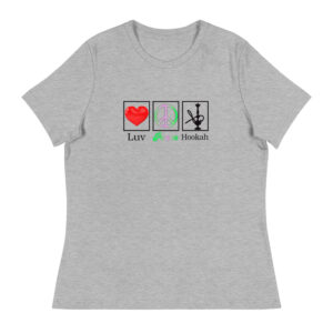 Luv Peace & Hookah [Women’s Relaxed T-Shirt]
