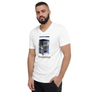 JJL Blueline Vending [Unisex Short Sleeve V-Neck T-Shirt]