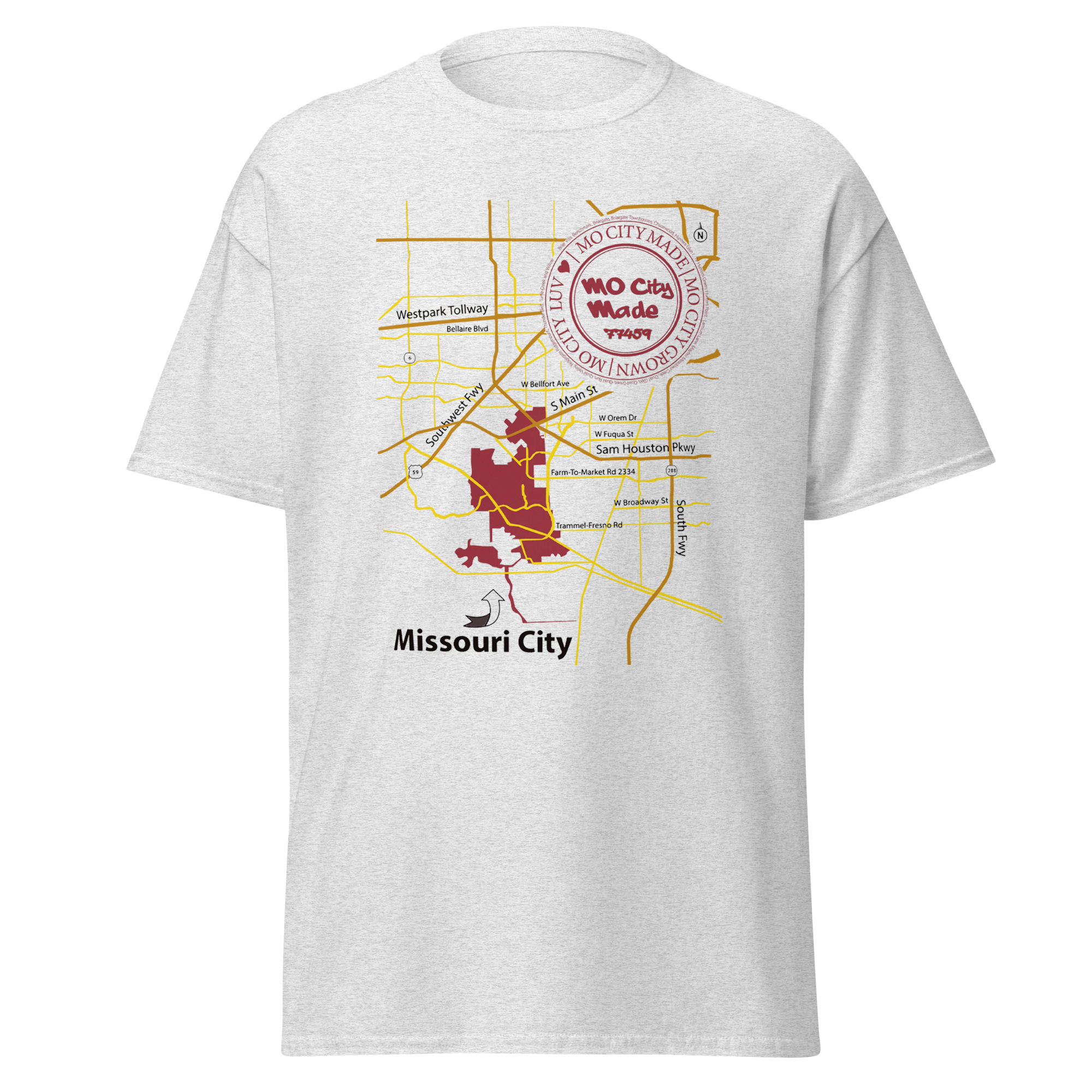 Mo City Map_77459 [Unisex classic tee]